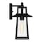 Quoizel Devonport 1-Light Matte Black Outdoor Wall Lantern DEV8407MBK - alternate 3